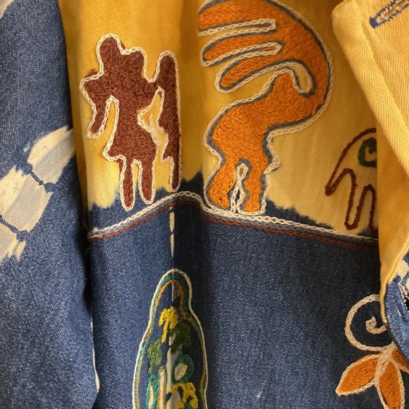 Sandy Starkman Spirit blazer/ jacket embroidered and hand painted SIZE 1X EUC - Picture 5 of 10